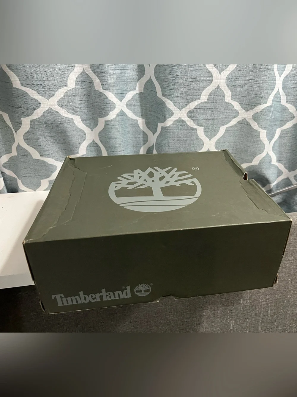 Timberland Men’s Gray and White High-Top Sneakers